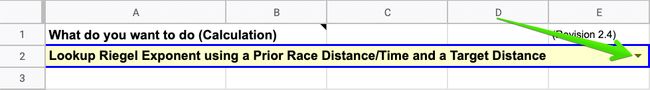 Lookup Riegel Exponent using a Prior Race Distance/Time and a Target Distance - SuperPower Calculator